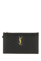 Black leather pouch -  | Wise