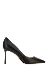 Black leather Romy pumps -  | Wise