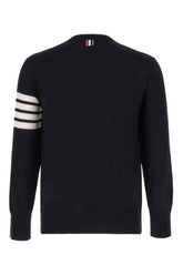 Maglione in lana blu navy -  | Wise