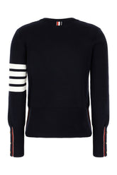 Midnight blue wool sweater -  | Wise