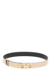 Cappuccino leather belt -  | Wise