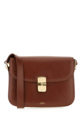 Brown leather Grace crossbody bag -  | Wise