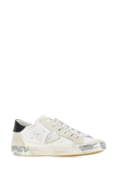 Sneakers PRSX Low bianche in pelle e pelle scamosciata -  | Wise