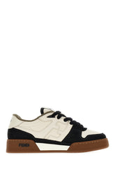 Two-tone leather Match sneakers -  | Wise