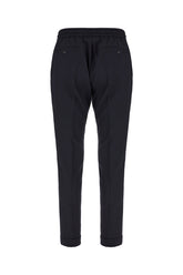 Midnight blue wool pants -  | Wise