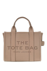 Dove grey leather small Tote handbag -  | Wise