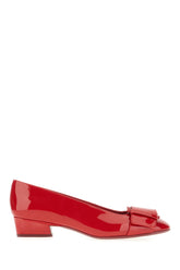 Red leather Lipstick ballerinas -  | Wise