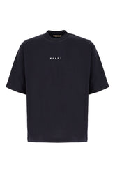Midnight blue cotton oversize t-shirt -  | Wise
