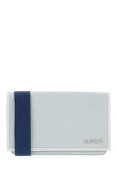 Pastel light blue canvas crossbody bag -  | Wise
