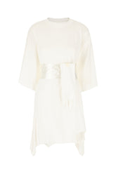 White cotton oversize dress -  | Wise