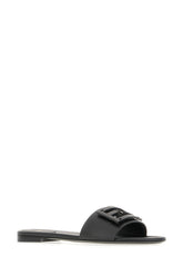 Slippers in pelle nera -  | Wise