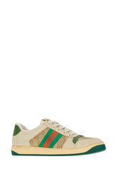 Multicolor nappa leather and GG Supreme fabric Screener sneakers -  | Wise