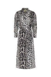 Printed polyester dress -  | Wise