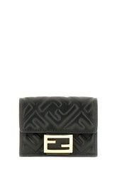 Portafoglio Micro Trifold Baguette in nappa nera -  | Wise