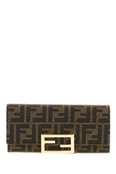 Embroidered fabric Continental wallet -  | Wise