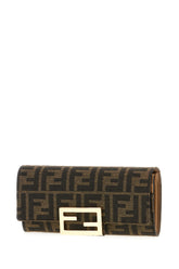 Embroidered fabric Continental wallet -  | Wise