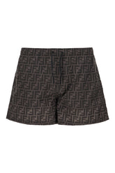 Printed polyester swimming shorts -  | Wise