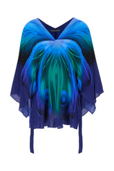 Printed silk blouse -  | Wise
