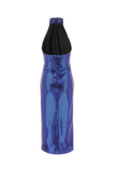 Embellished stretch nylon blend dress -  | Wise