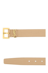 Cappuccino leather belt -  | Wise
