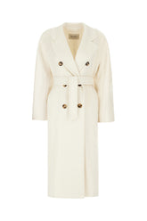 Ivory wool and cashmere coat -  | Wise