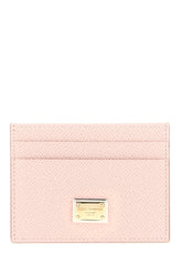 Pink leather card holder -  | Wise