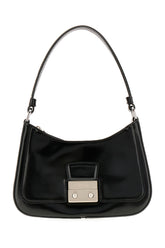 Black leather handbag -  | Wise