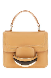 Camel leather handbag -  | Wise