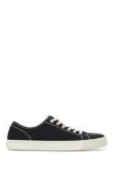 Black canvas Tabi sneakers -  | Wise