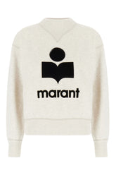 Ivory cotton blend sweatshirt -  | Wise