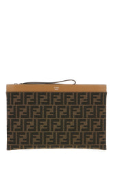 Clutch FF media in tessuto ricamato -  | Wise