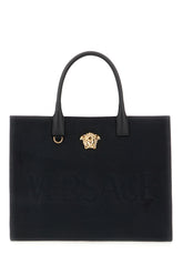 Borsa shopping in tela nera -  | Wise