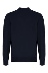 Midnight blue silk blend sweater -  | Wise