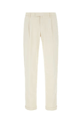 Ivory stretch cotton pants -  | Wise