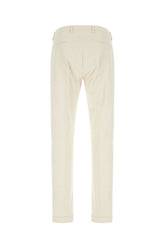 Ivory stretch cotton pants -  | Wise