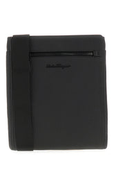 Black leather crossbody bag -  | Wise