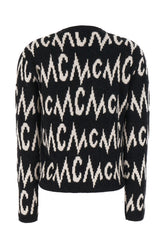 Embroidered cashmere blend oversize sweater -  | Wise