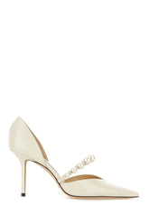 Ivory leather Aurelie pumps -  | Wise