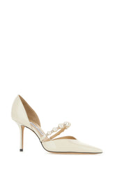 Ivory leather Aurelie pumps -  | Wise