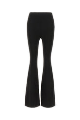 Black viscose blend joggers -  | Wise
