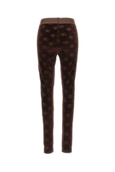 Chocolate chenille leggings -  | Wise