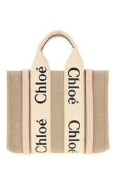 Linen small Woody handbag -  | Wise