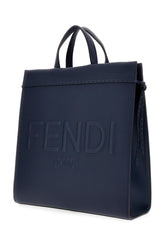 Midnight blu leather Go To shopping bag -  | Wise