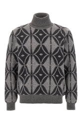 Maglione oversize in lana ricamata -  | Wise