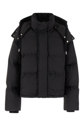 Black nylon down jacket -  | Wise