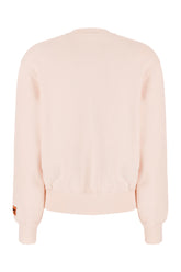 Pastel pink cotton oversize sweatshirt -  | Wise