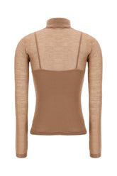Biscuit wool sweater -  | Wise