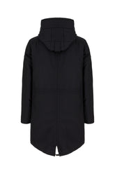 Midnight blue stretch nylon down jacket -  | Wise