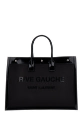 Borsa shopping Rive Gauche nera in rete e pelle -  | Wise