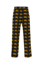 Pantalone in lana stampata -  | Wise